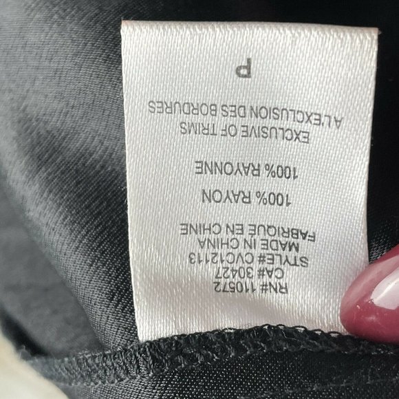 twelfth street by cynthia vincent black Kimono robe sz S - Picture 8 of 8